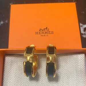 Hermes Large Olympe Earrings
